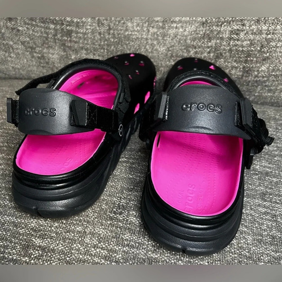Post Malone x Crocs Duet Max Clog ll Black/Pink main image 9